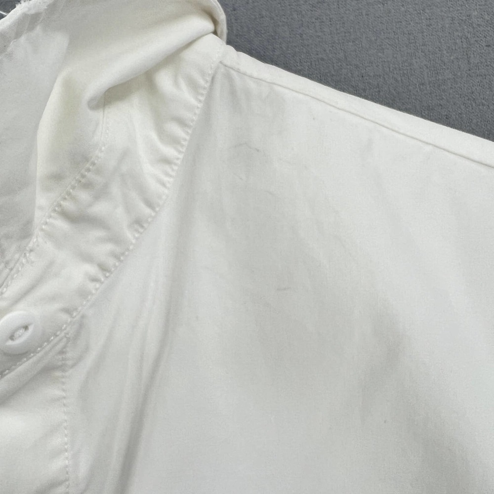 CURRENT/ELLIOTT Shirt Womens Small 1 White Long Sleeve Button Up Convertible - Picture 16 of 16
